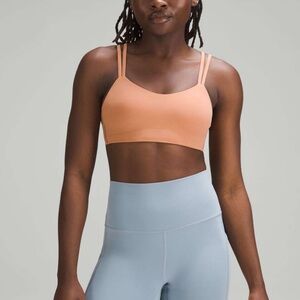 lululemon like a cloud bra b/c size 4 dusty clay